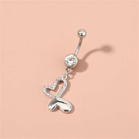 belly diamond ring|diamond dangle belly button rings.